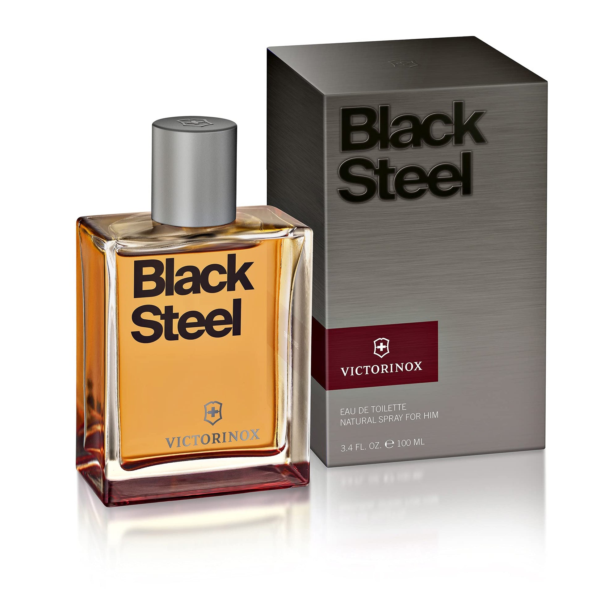 Victorinox Swiss Army Black Steel (M) EDT Spray